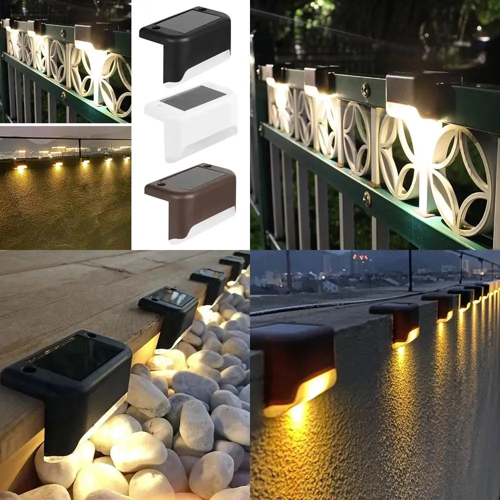 Outdoor Solar Staircase Light Courtyard Railing Decoration Landscape LED Lights Efficient Energy-saving Waterproof Solar Light