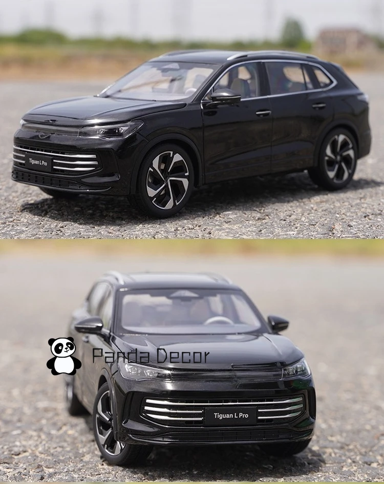 ديكور المنزل سيارة الأصلي 1:18 SAIC Tiguan L Pro TIGUAN L 2024 سبيكة نموذج سيارة مجموعة هدايا الديكور #5