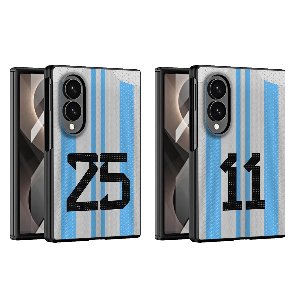 Phone Shell Case for Samsung Galaxy ZFold Wide Z Fold 8 Z Fold8 Wide ZFold8 Football Number