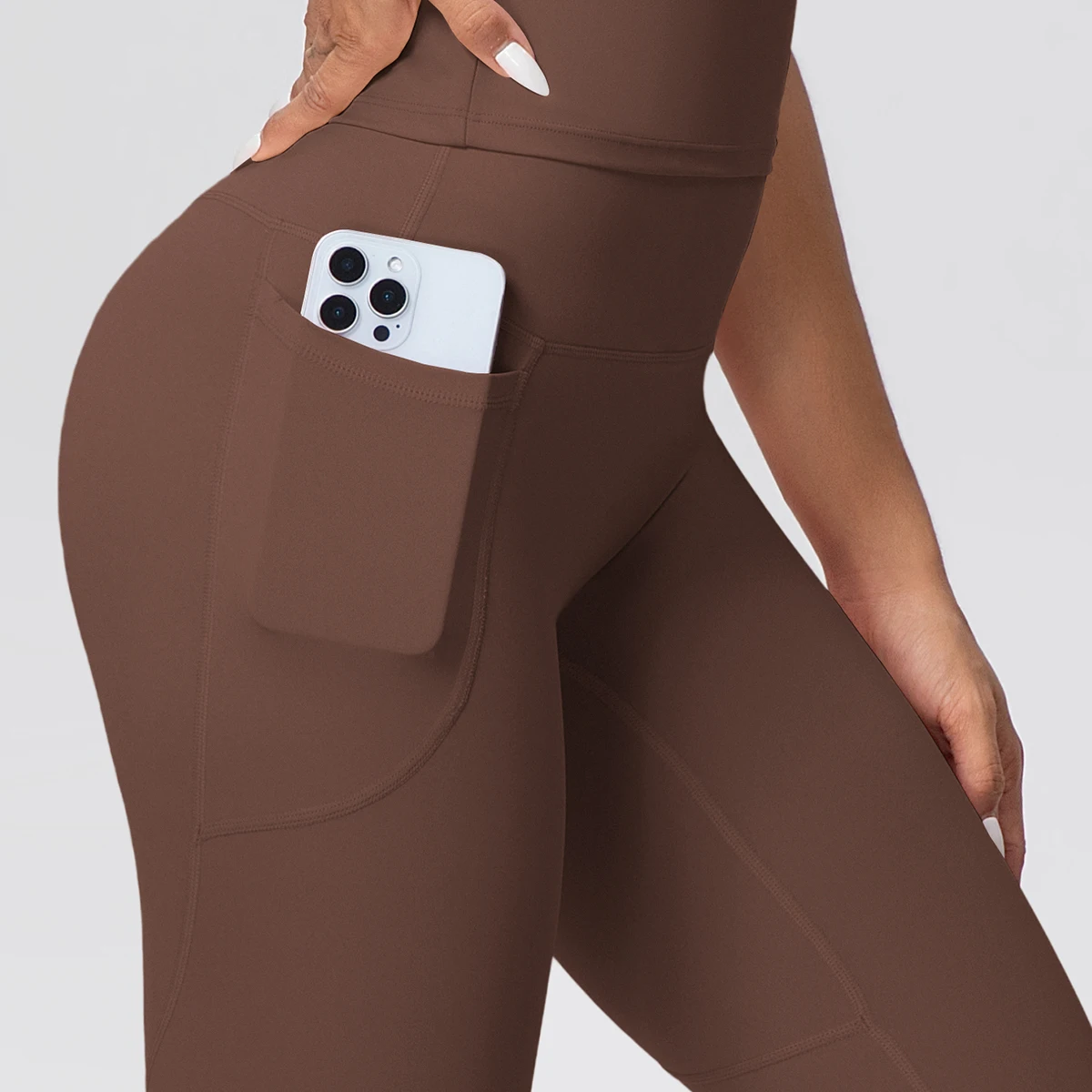 Female Sportswear Yoga Suit Beautiful Back Shockproof Workout Top Halter Bra High Waisted Quick Drying Fitness Pockets Pants Set