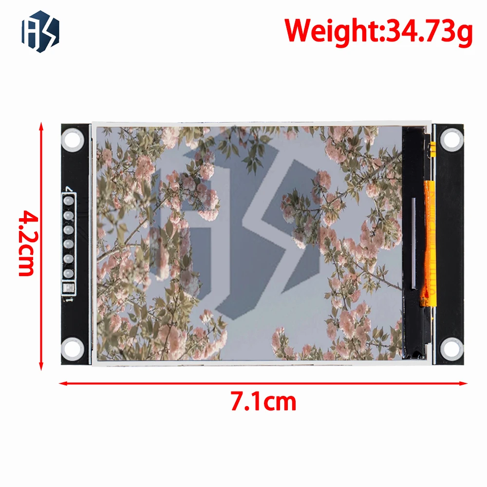 Módulo de exibição colorida TFT LCD de 1,44/1,77/2,0/2,4/2,8 polegadas - Interface SPI com driver ST7735/ILI9225/ILI9341, resoluções 128x128