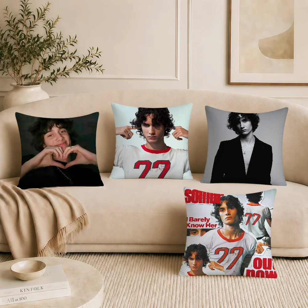 Singer Sombr American Pink Cushion Cover Soft Pillowcase Double Sided Sofa Home Living Room Decor Bed Hogar Pillowcover Gift