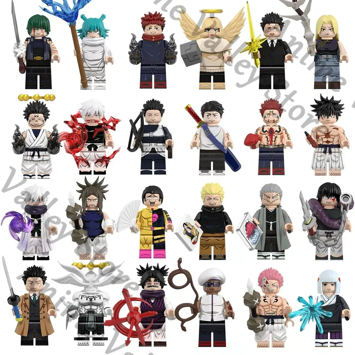 Anime Jujutsu Kaisen Satoru Gojo Yuta Okkotsu Choso Mahito Cosplay-Figuren Cartoon Zusammengebautes Modell Garage-Kits Desktop-Dekoration