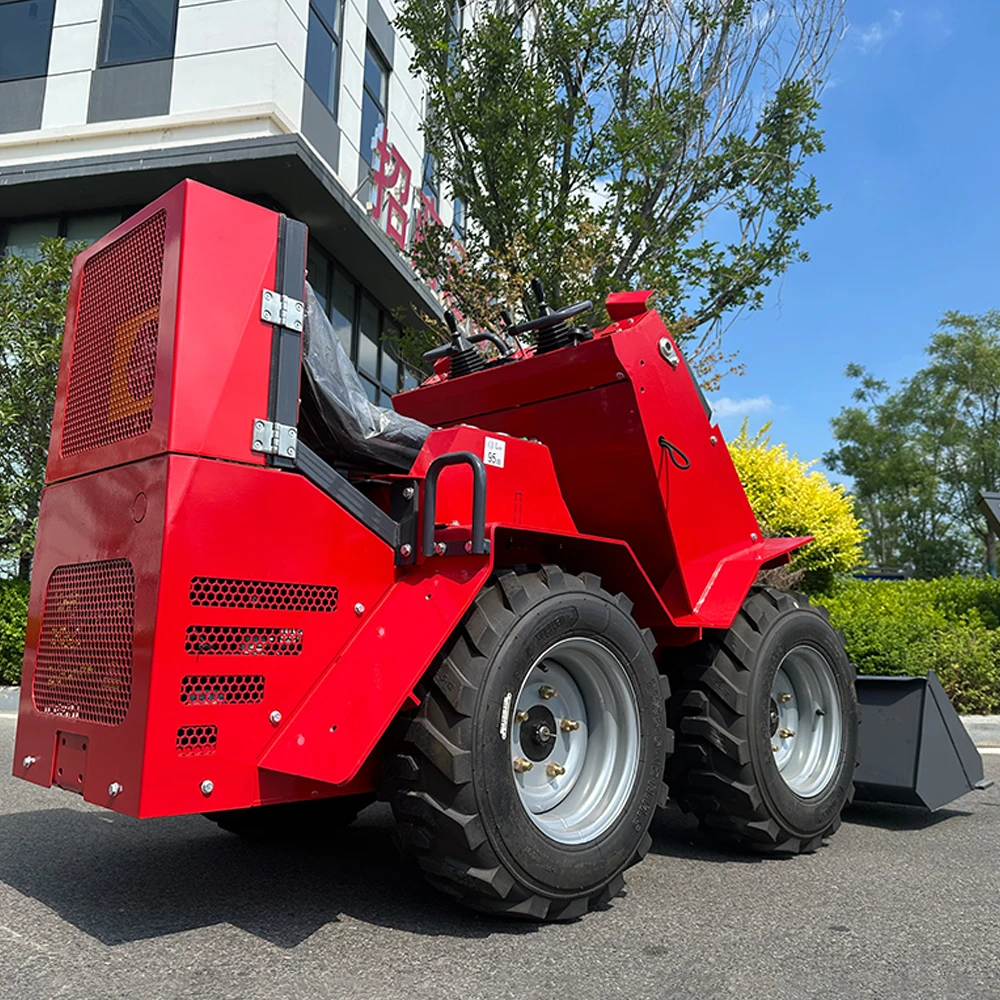 Factory Wholesale Price Mini Loader Snow Removal Track Loader Skid Steer Backhoe Loader