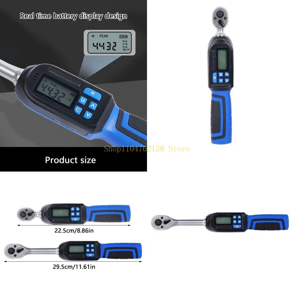 

Регулируемый двунаправленный динамометрический ключ с точностью ±2% и точной калибровкой для профессиональных механиков, лучшая распродажа