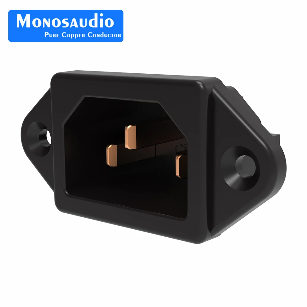 Monosaudio IB72 Power Socket Mains AC Male Power Plug Electric Power Cord Inlet Receptacle Connector