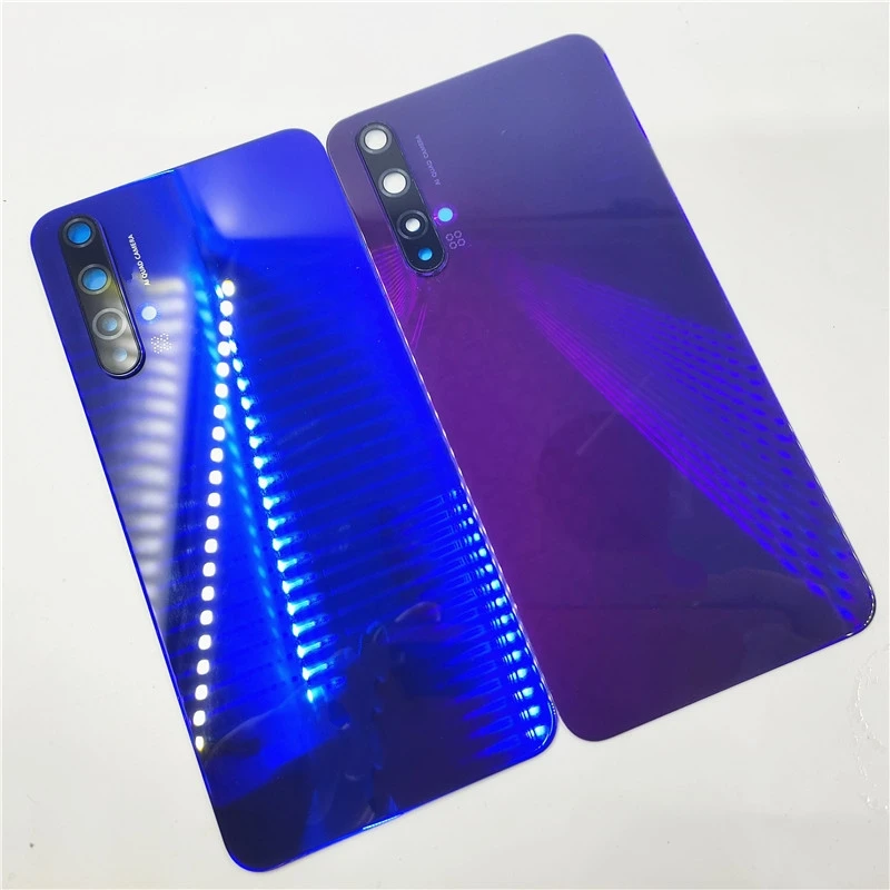 Battery Cover for Huawei Nova 5T Back Housing Door with Camera Lens