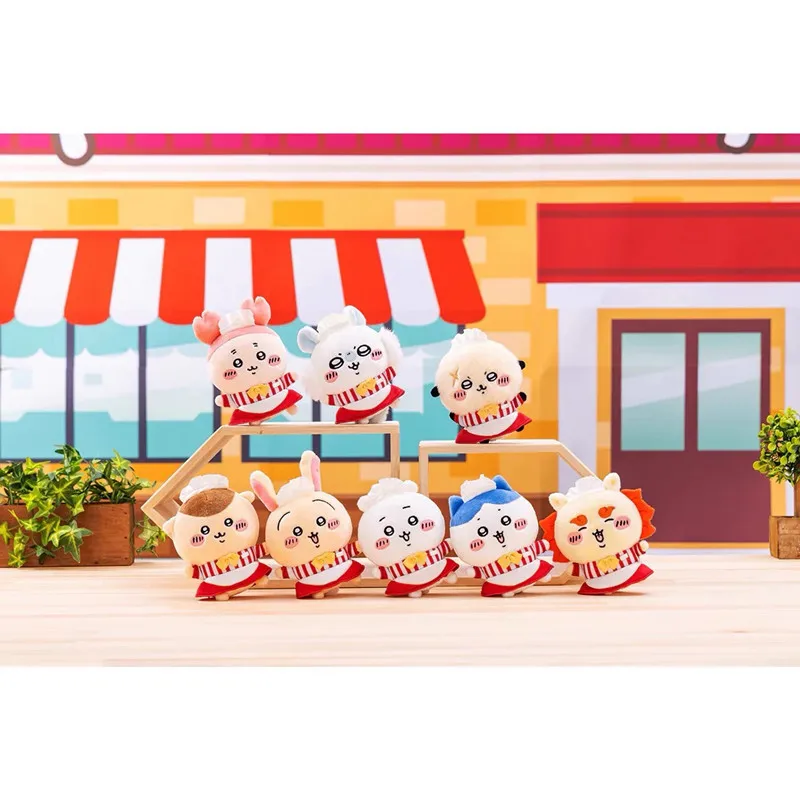 

10cm cute birthday gift Chiikawa Hachiware plush doll bag pendant