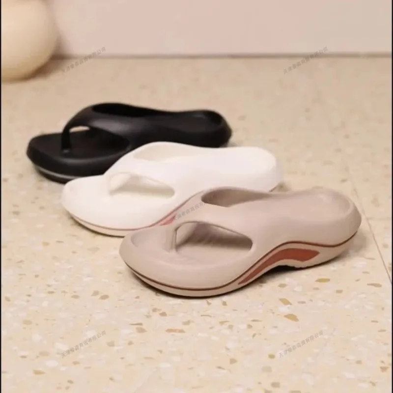Women Stylish EVA Flip Flops Home Comfortable Soft Anti Slip Anti Odor Casual outdoor Beach Shoes Summer Fashion Thick Sandals