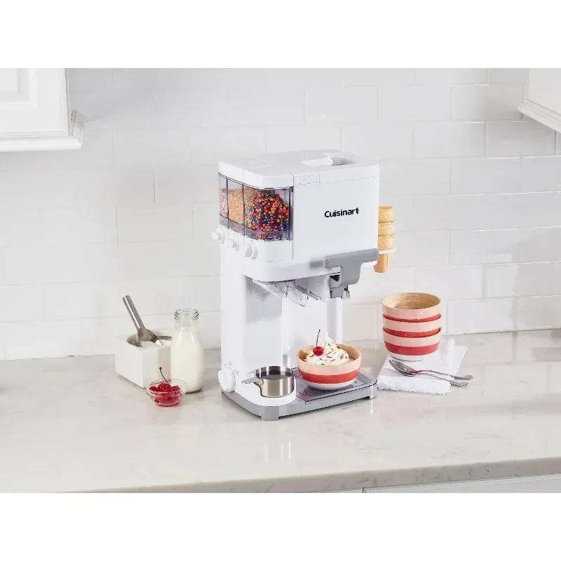 Cuisinart Softijsmachine-Meng Het In Ijsmachine Voor Bevroren Yoghurt, Sorbet, Gelato, Drankjes 1.5 Liter, Wit, Ijs-48