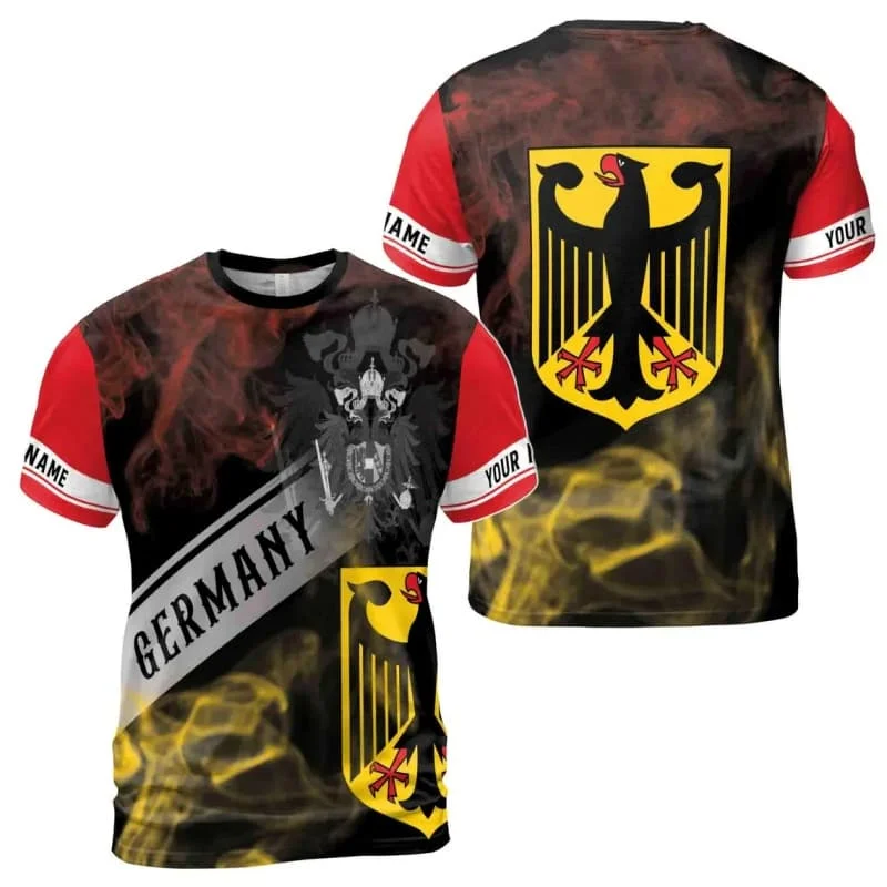 Summer Jersey Germany Emblem 3D Male Women T Shirt Men Tee Boy Tshirt Top Children  ONeck Quick Dry Short Sleeves Kids TShirt