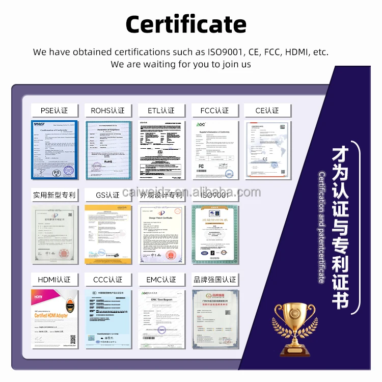 [مرخص وصوت دولبي] جهاز عرض فيديو 4K Android TV للأفلام الخارجية، مدمج على YouTube/PrimeVideo