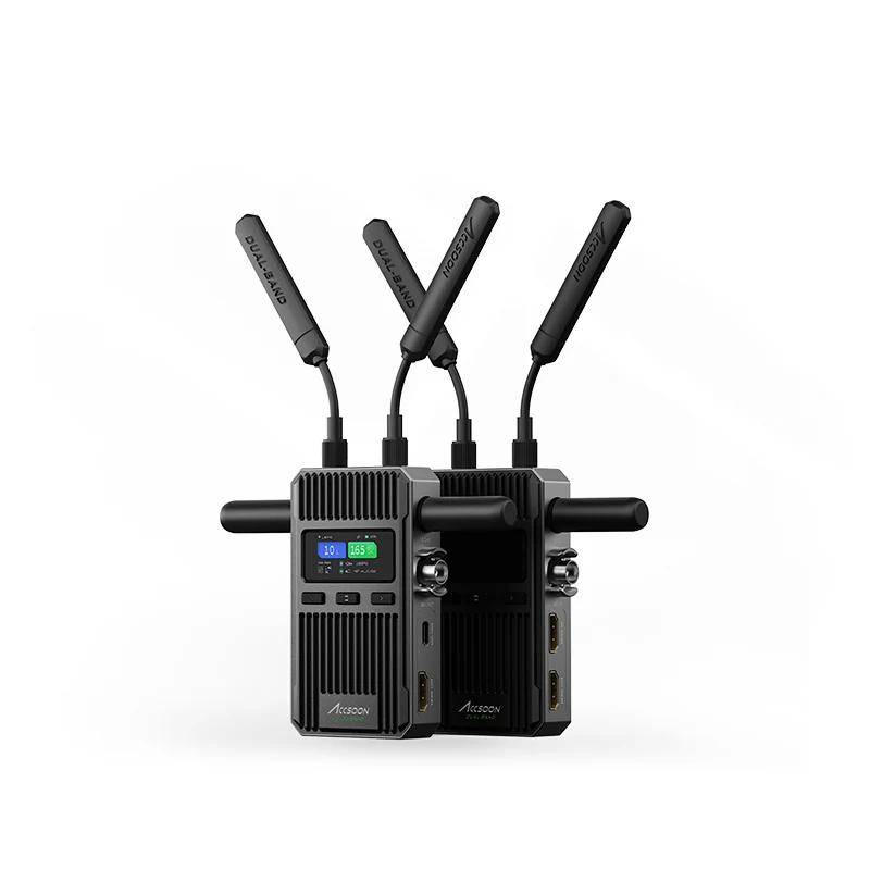 ACCSOON CineView 2 SDI 1500ft Range 1080P Wireless Video Transmission System 450M Range Latency Less Than 50ms for Android IOS