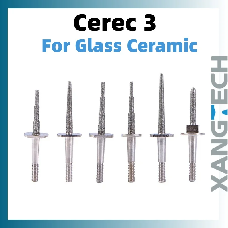 

XANGTECH Cerec 3 Wet Milling Burs Dental Materials For Glass Ceramic Lithium Disilicate Dental Grinding Tool CAD CAM Dental Lab