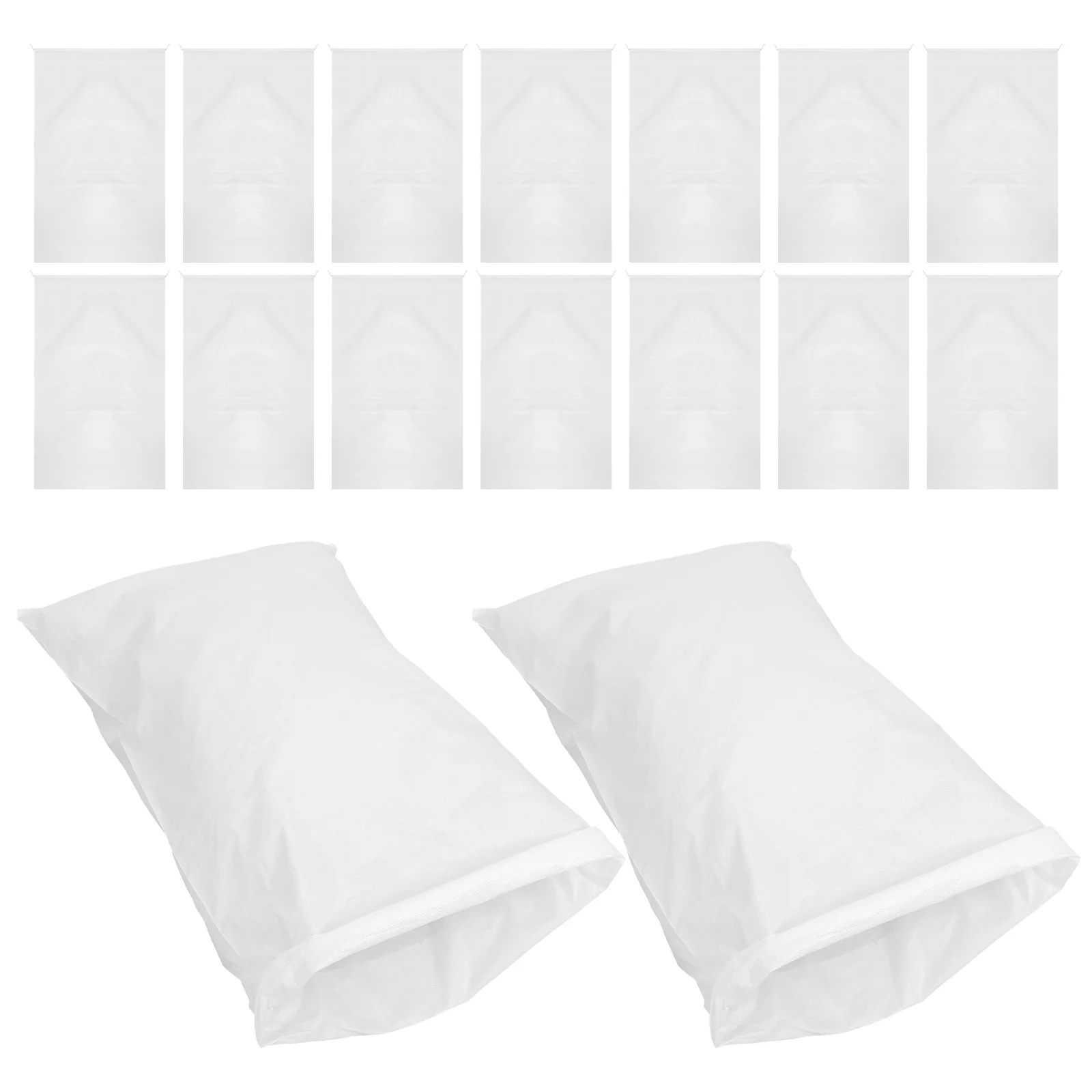 20 قطعة أكياس رمل للحماية من الفيضانات شديدة التحمل منسوجة مقاومة للماء وقابلة لإعادة الاستخدام للمنزل المرآب والدفاع في حالات الطوارئ في الهواء الطلق