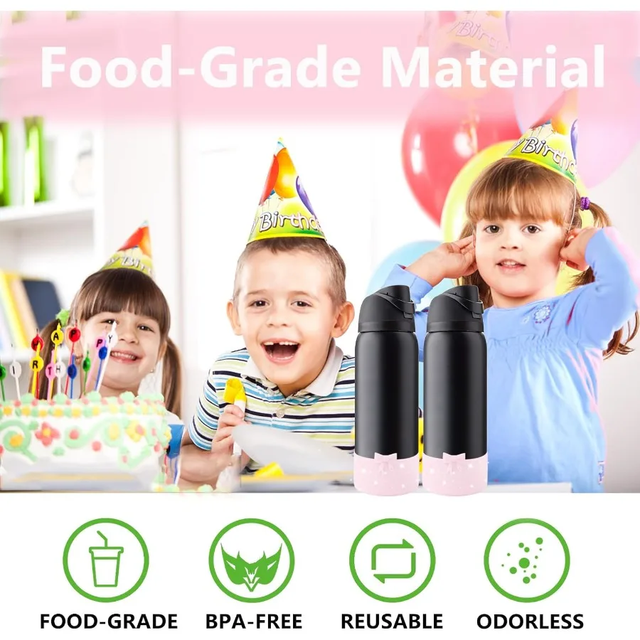 حذاء من السيليكون لزجاجة مياه 32 أونصة مضاد للانزلاق واقي من الصدمات السفلي لـ FreeSip Twist and Flip Stainless