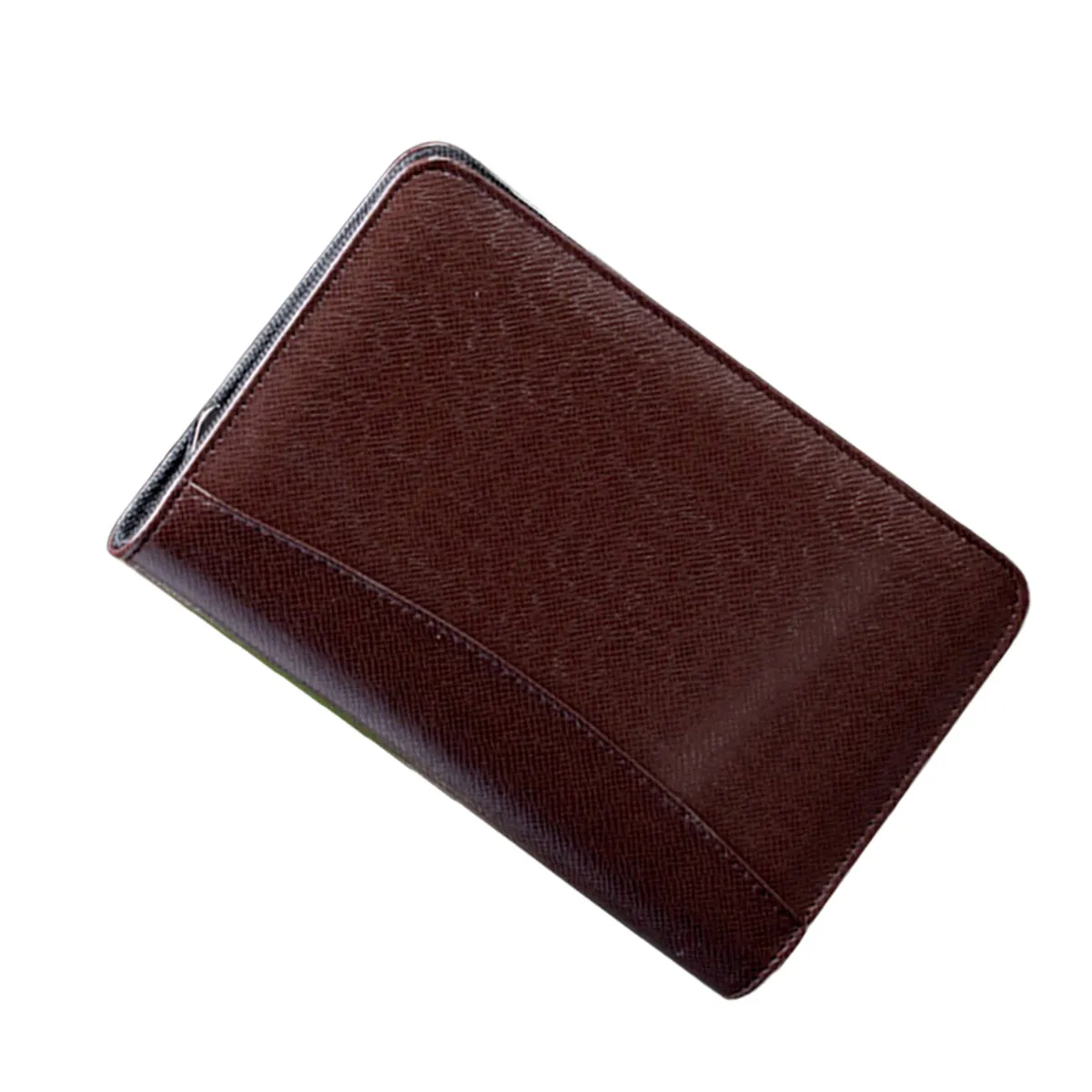 a5-zipper-portfolio-pu-business-notepad-featuring-calculator-4-cardholders-cash-pocket-6-ring-binder-notebook-pen-loop