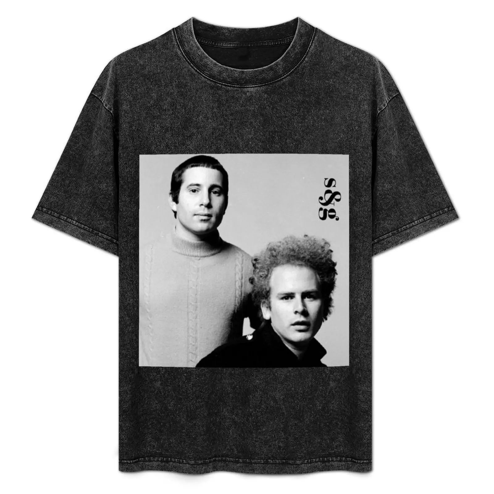 

Футболка Simon and Garfunkel с круглым вырезом для высоких и крупных людей