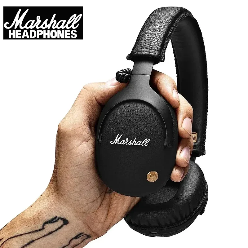 

Marshall MONITOR II A.N.C. Беспроводные наушники с активным шумоподавлением, сабвуфером, для музыки, спорта и игр