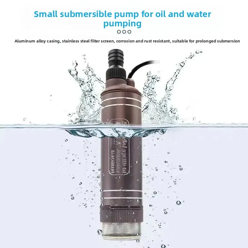 

Погружной электрический насос 45 л/мин для перекачки дизельного топлива, подачи канализационных вод, всасывающий электрический насос постоянного тока 12 В/24 В 150 Вт