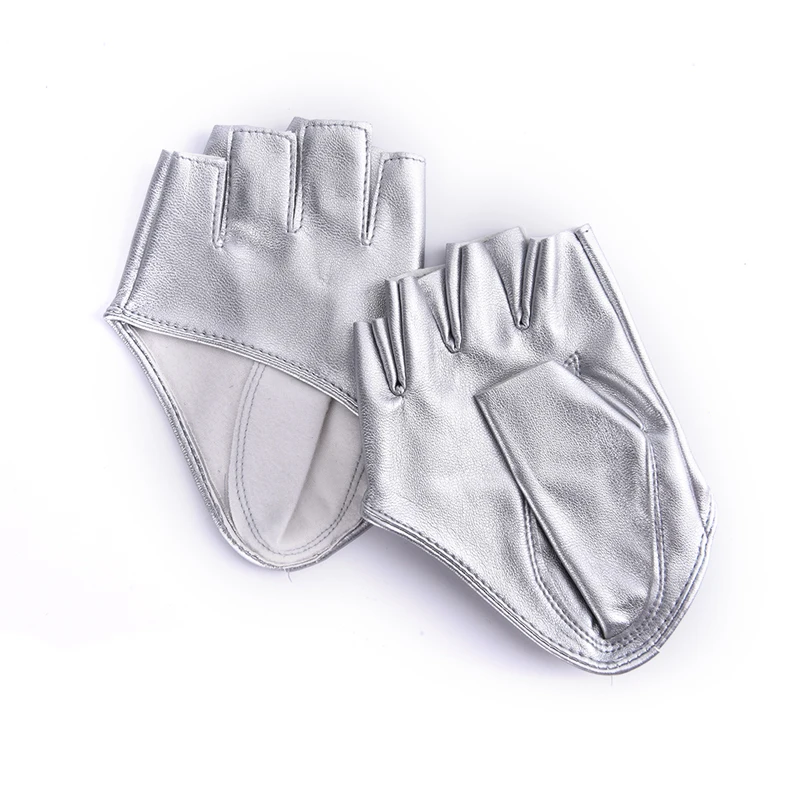 Fingerlose Handschuhe aus Pu-Leder für Goth Punk Rock Lolita Harajuku Stage Party – Detail 16