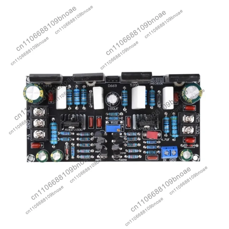 DC 20V-90V Positive and Negative Dual Voltage Mono 200W Amplifier Board