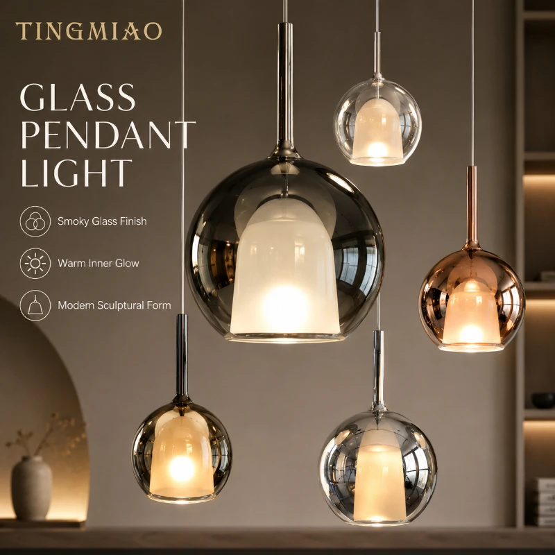 Luxo italiano gradiente globo de vidro luz pingente artesanal led bolha lâmpada para sala jantar sala estar hotel restaurante decoração