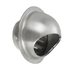 Stainless Steel Exterior Wall Ceiling Air Vent Various Size Ducting Ventilation Exhaust Grille Cover Vents Waterproof Cap