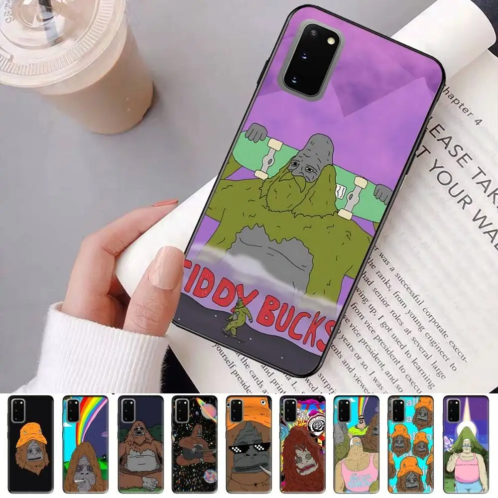 S-Sassy The S-Sasquatch Phone Case For Samsung S 24 Fe 25 Ultra Plus 20 Lite 21 30 22 23 24 22 Ultra 5G Fundas