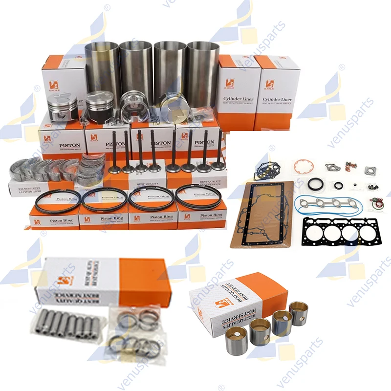 

V1505 Overhaul Rebuild Kit For Kubota Engine Full Gasket Kit Piston Rings Piston Valve Bearing Parts
