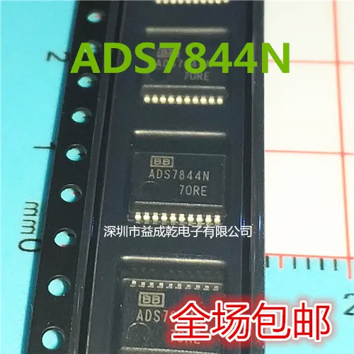 Free shipping   ADS7844NB ADS7844N ADS7844 SSOP20       10PCS