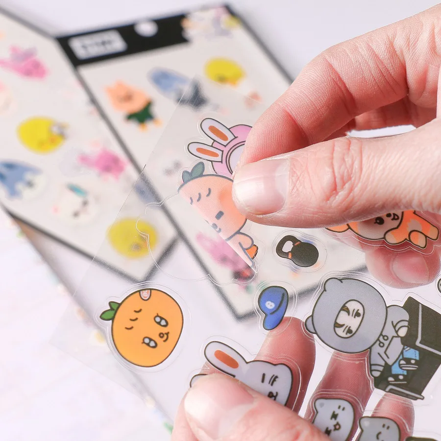 SKZOO شديد txt straykids babymonster ملصق PVC شفاف ملصق إبداعي #2