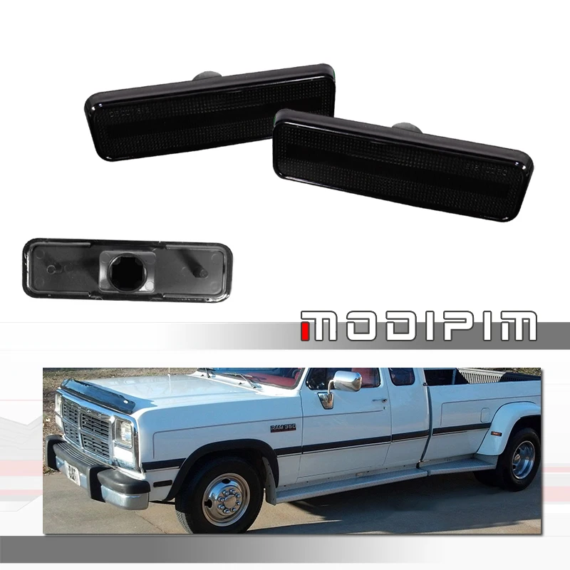 

Front Side Marker Light Housings For Dodge Dart Charger Challenger Ramcharger Aspen, For Plymouth Barracuda Trailduster Volare