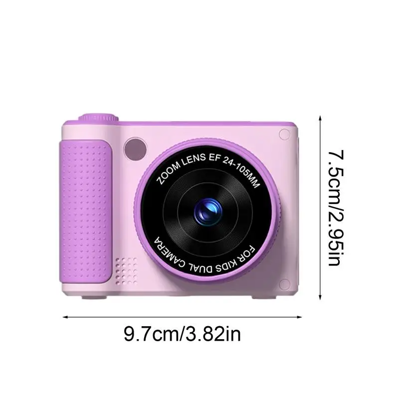 Cámara Digital para niños pequeños, cámara de vídeo HD para niños, diseño de cubierta volteante, juguetes educativos multifuncionales al aire libre para viajes