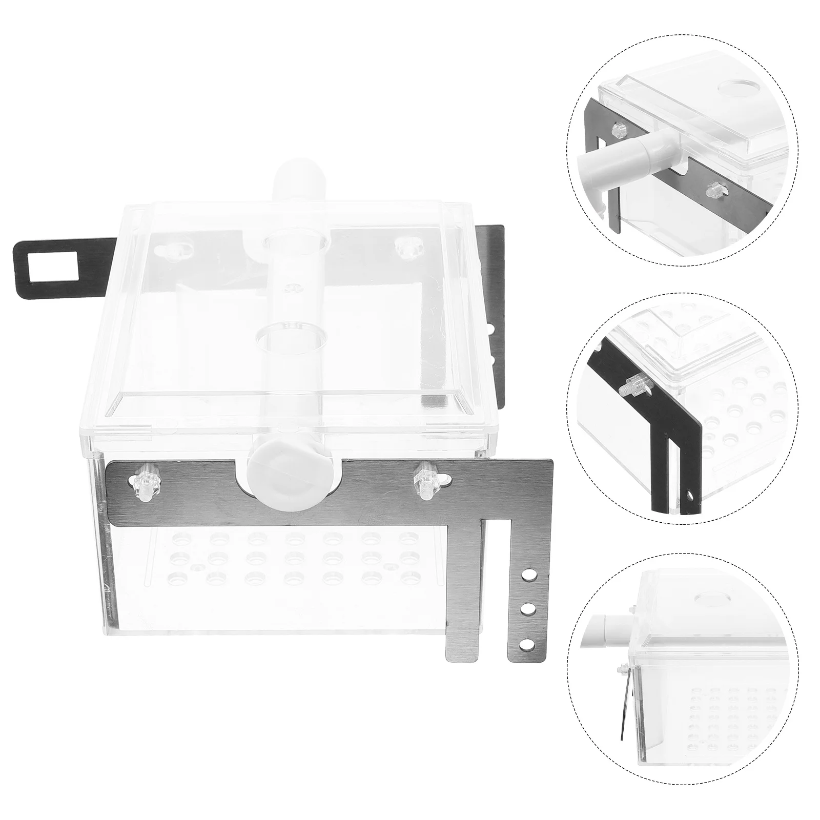 

1 Set Multilayer Acrylic Aquarium Filter Box Wall Mounted For Home Office Fish Tank Purification Water Pumping Tool Aquarium