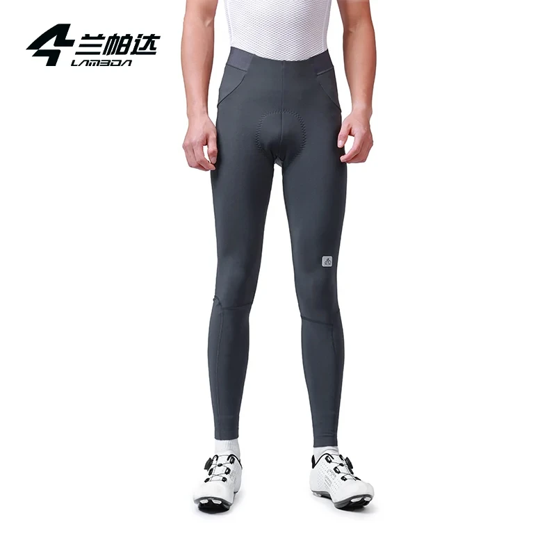 Lameda Bicycle Pants High Waist Man Cycling Pants Non-slip Fleece Long Pants 6 Hour Riding Pant Pad Men's Cycling Clothing