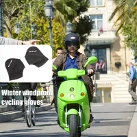 Heated Motorcycle Handlebar Muffs for Winter Cycling Waterproof Warm Gloves Cover Men Women Motorbike Riding Accessories