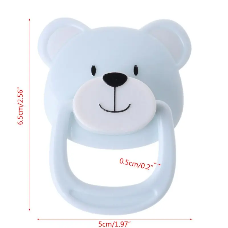 HUYU-Mini juguetes para bebé 2,56x1,97x0,2 pulgadas, chupete magnético para muñeca para niños 6 años, entrenamiento