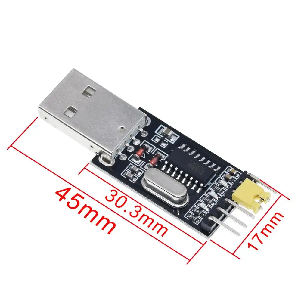 1/2/5PCS USB To TTL Converter UART Module CH340G CH340 3.3V 5V Switch