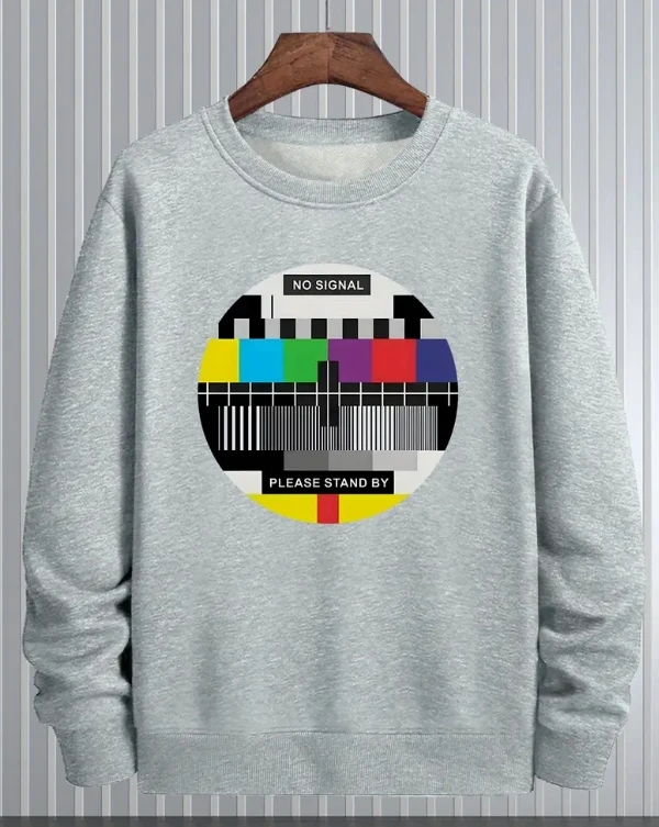 

Men's Autumn Fashion Comfortable Pullover Crew Neck Sweatshirt 2025 New Top，