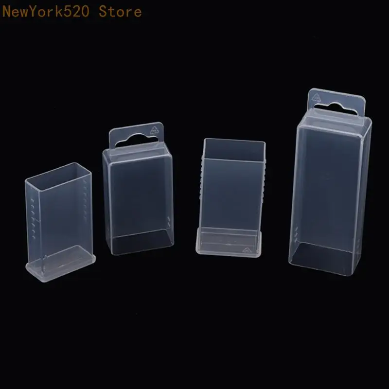 Caja soporte broca perforación transparente N84C con diseño extensible para organización fácil