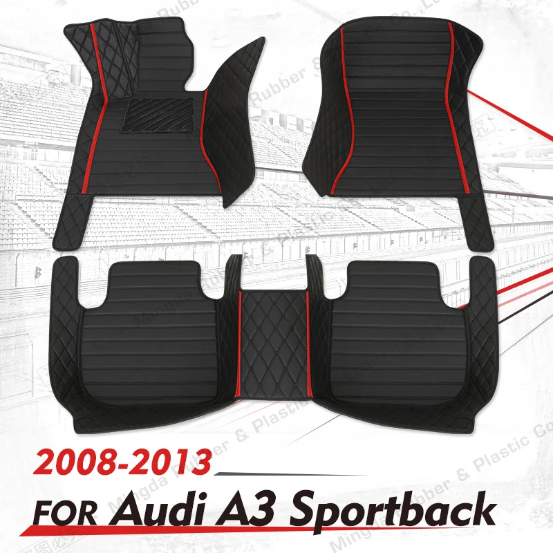 

Custom Car floor mats for AUDI A3 8P sportback 2008 2009 2010 2012 2013 auto foot Pads automobile carpet cover