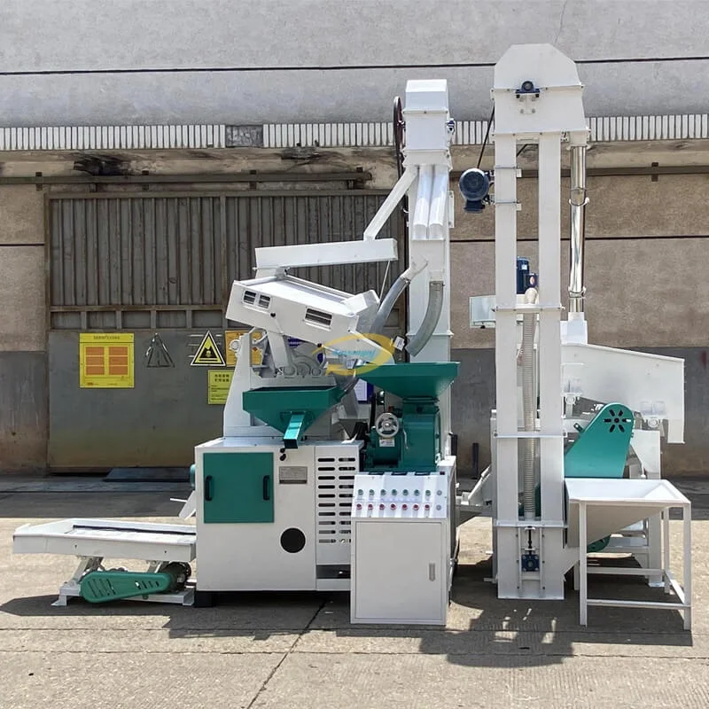 Paddy Rice Husker Rice Cleaning Fresagem Automática Moinho de Arroz Preço da Máquina no Nepal