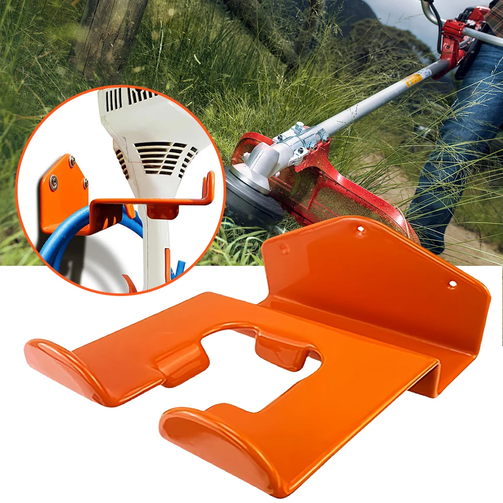 

2Pcs Grass Trimmer Storage Hooks Heavy-Duty Lawn Mower Hook Bracket for Garden