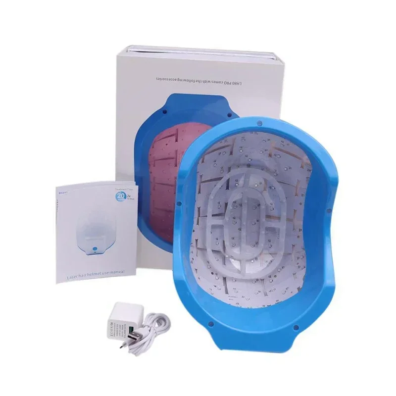 

Hot Selling Professional Laser Hair Growth Helmet Anti-hair Loss Infrared Therapy System 678nm Treatment 80 Hair Care