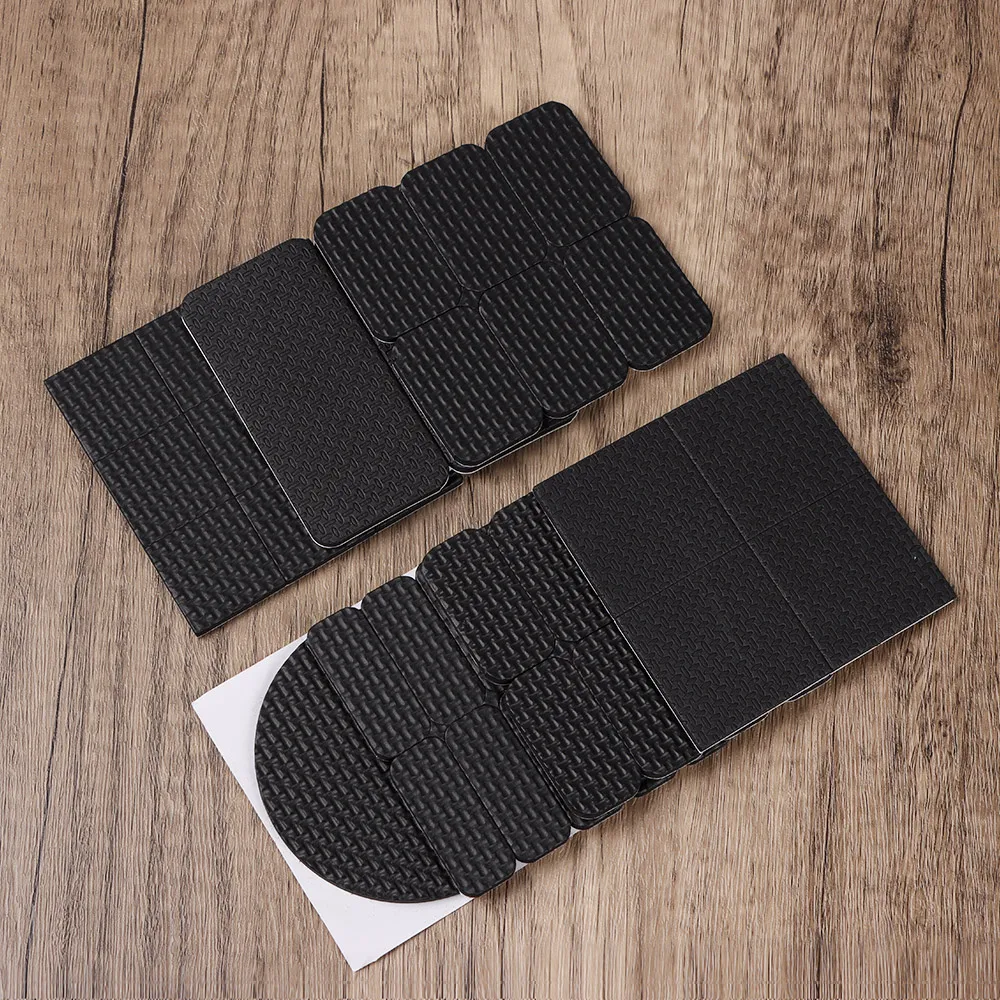 1/2/4/6/8/9/10Pcs Rubber Pads For Chair Legs Anti Slip Mat Bumper Damper Mute Square Self Adhesive Table Feet Floor Protector image 4