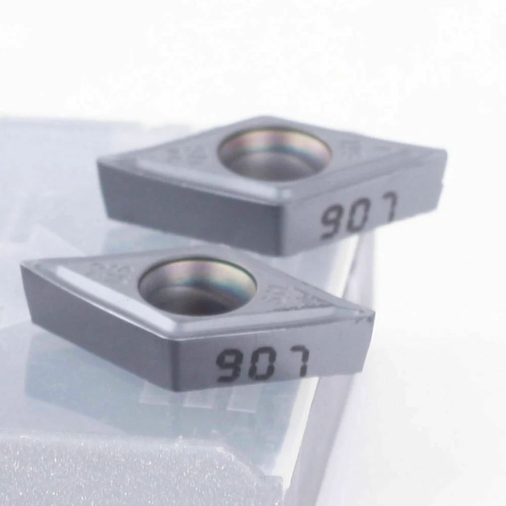 10pcs DCMT11T304-SM IC907 Carbide Turning Inserts For Internal Lathes Machining Metalworking CNC Tool Holder Accessories