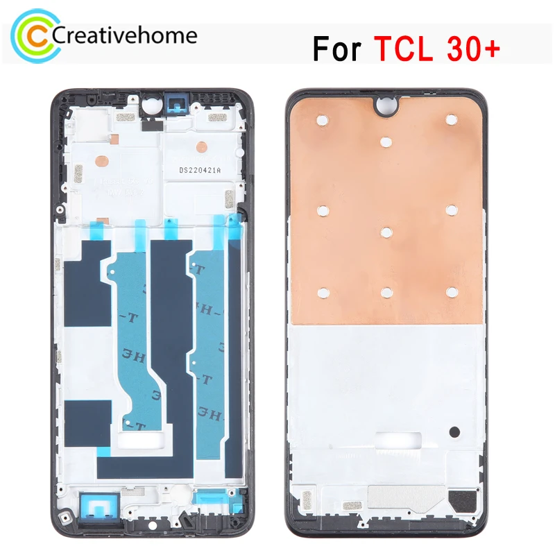 For TCL 30 Plus Front Housing LCD Frame Bezel Plate Replacement Part