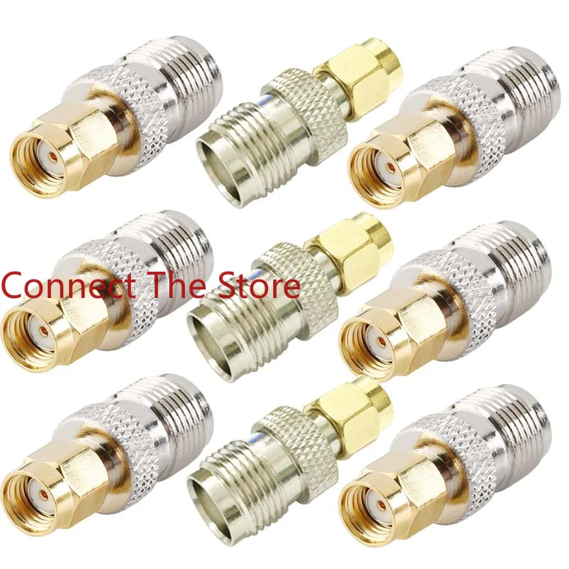 4PCS Genuine RF Conversion Head TNC-F Antenna Adapter SAM Connector SMA Revolution TNC Female Outer Screw Inner Hole