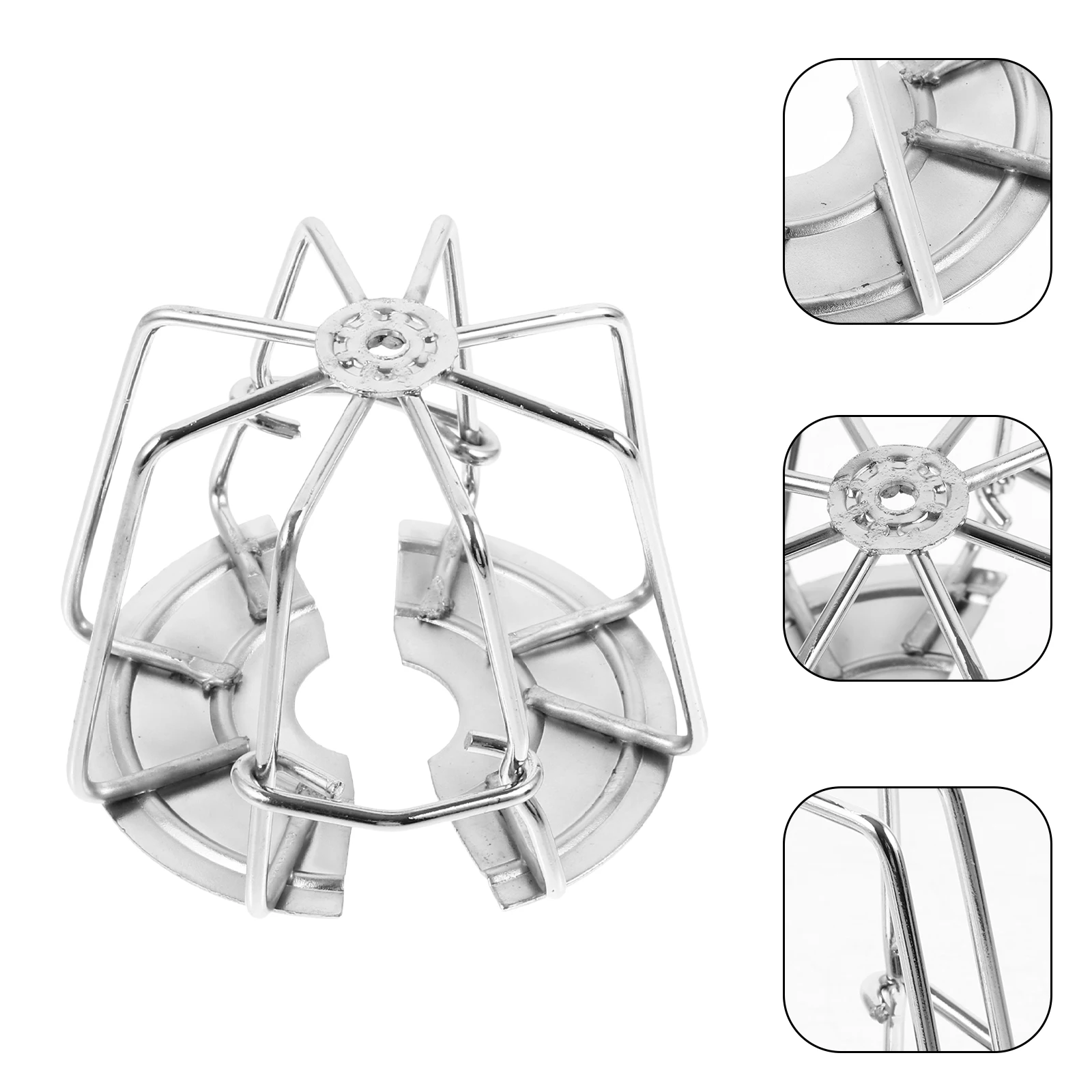 غطاء رأس رش الحريق من الفولاذ المقاوم للصدأ، تصميم غير قابل للإزالة، حلقة رش حريق سهلة التركيب